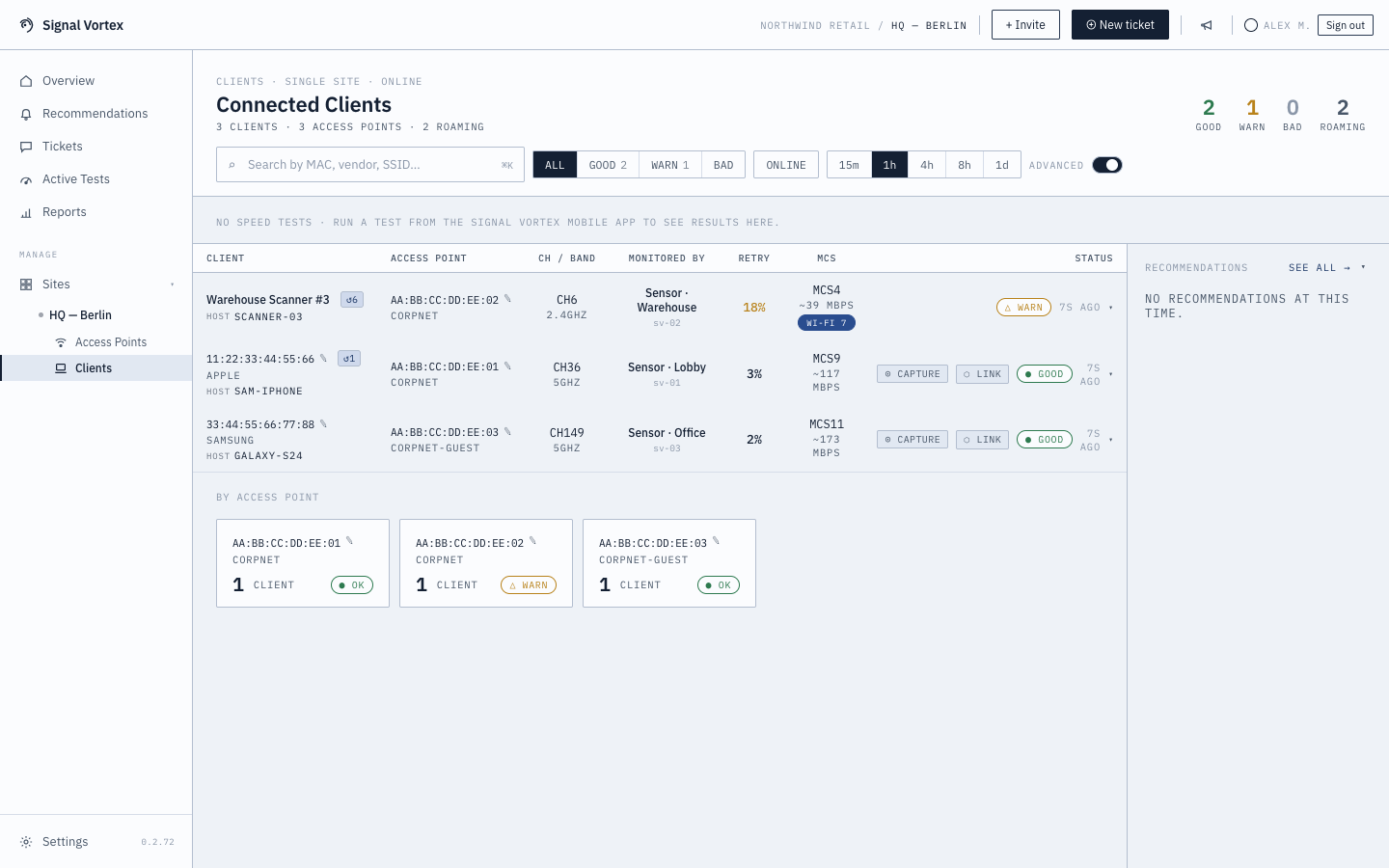 Client list